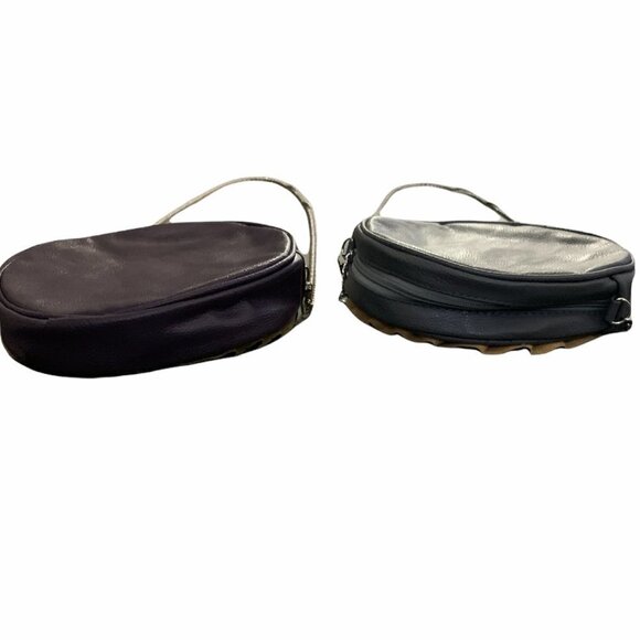 Pair of Small Round 3D Flower Purses Chain Strap - Picture 5 of 11